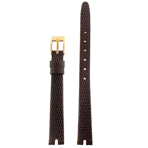 Gucci watch band replacement - Genuine Gucci 4500L 13mm x 10mm Black Lizard Leather Watch Band Strap w/ Buckle. $17.50. $10.65 shipping.
